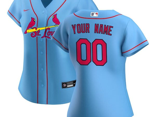 St. Louis Cardinals Nike Women's Alternate Replica Custom Jersey - Blue