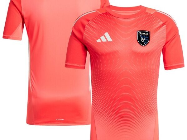San Jose Earthquakes adidas 2025 Goalkeeper Jersey - Red