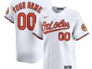 Baltimore Orioles Nike Home Limited Custom Jersey - White