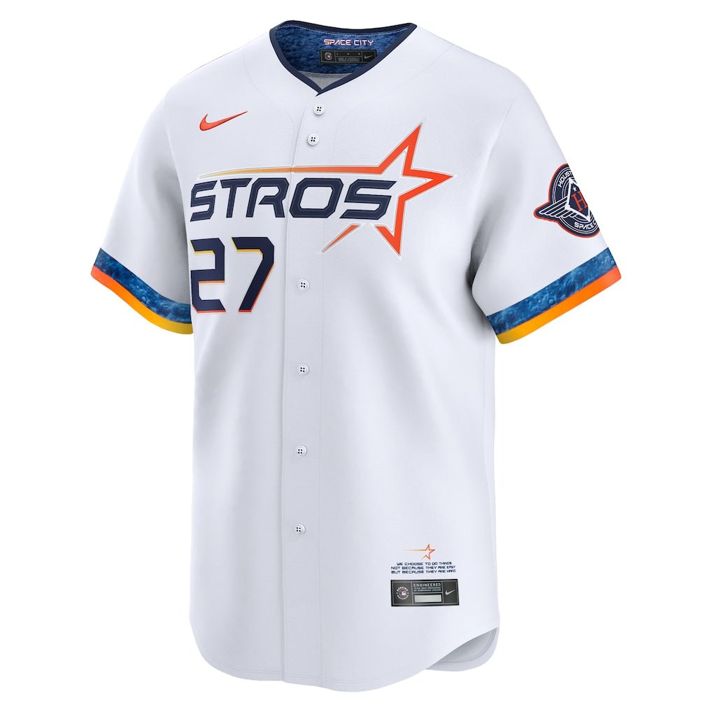 Jose Altuve Houston Astros Nike 2025 City Connect Limited Player Jersey - White