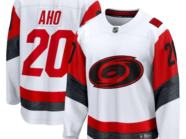 Sebastian Aho Carolina Hurricanes  Away Breakaway Jersey - White
