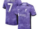 Luis Diaz Liverpool Nike 2023/24 Third Stadium Replica Player Jersey - Purple