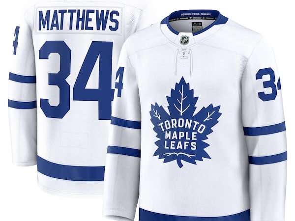 Auston Matthews Toronto Maple Leafs Away Premium Jersey - White