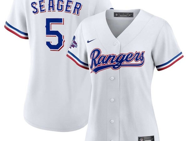 Corey Seager Texas Rangers Nike Women's Home 2023 World Series Champions Replica Player Jersey - White