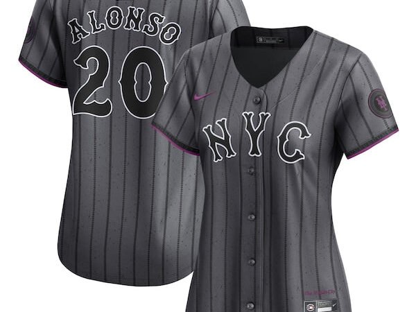 Pete Alonso New York Mets Nike Women's 2024 City Connect Limited Player Jersey - Graphite