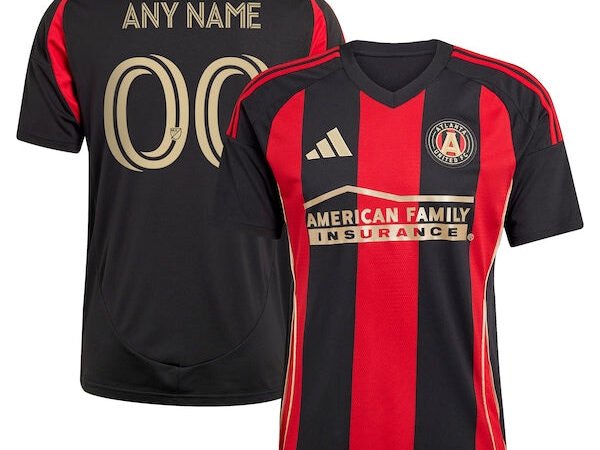 Atlanta United FC adidas 2025 The Connector Replica Custom Jersey - Black