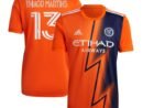 Thiago Martins New York City FC adidas 2023 The Volt Kit Replica Player Jersey - Orange