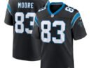 David Moore Carolina Panthers Nike  Game Jersey -  Black
