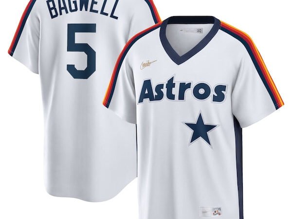 Jeff Bagwell Houston Astros Nike Home Cooperstown Collection Logo Player Jersey - White