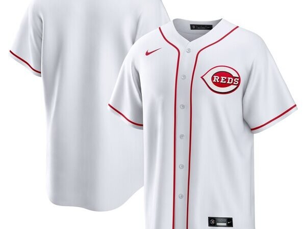 Cincinnati Reds Nike Home Blank Replica Jersey - White