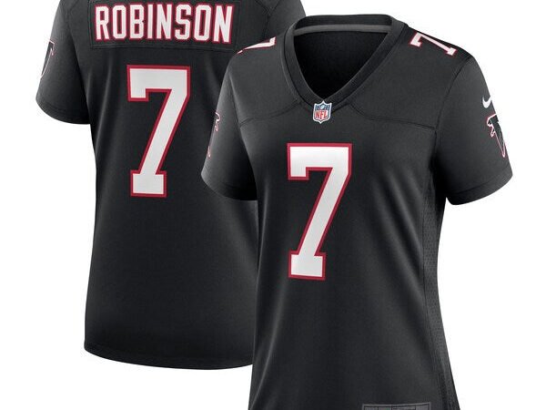 Bijan Robinson Atlanta Falcons Nike Women's Alternate Game Jersey - Black