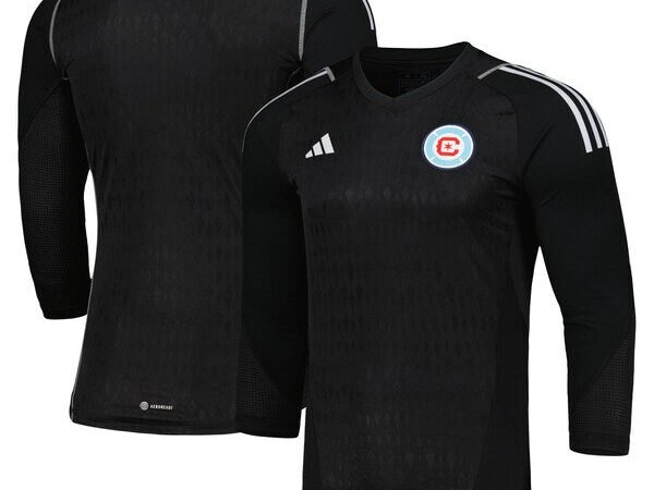 Chicago Fire adidas 2024 Goalkeeper Long Sleeve Replica Jersey - Black