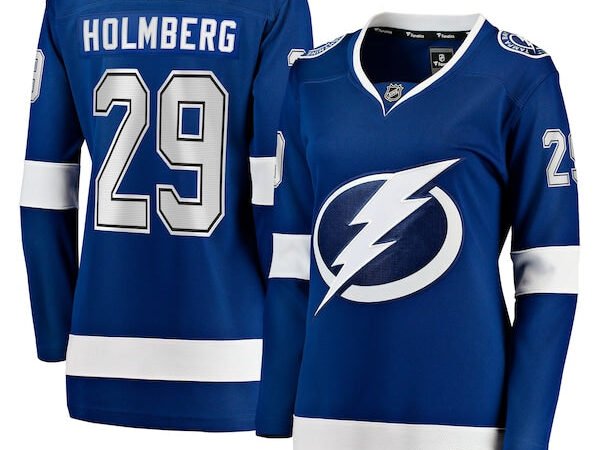 Pontus Holmberg Tampa Bay Lightning  Women's Home Breakaway Jersey - Blue