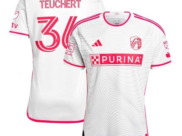 Cedric Teuchert St. Louis City SC adidas 2024 The Confluence Kit Authentic Player Jersey - White
