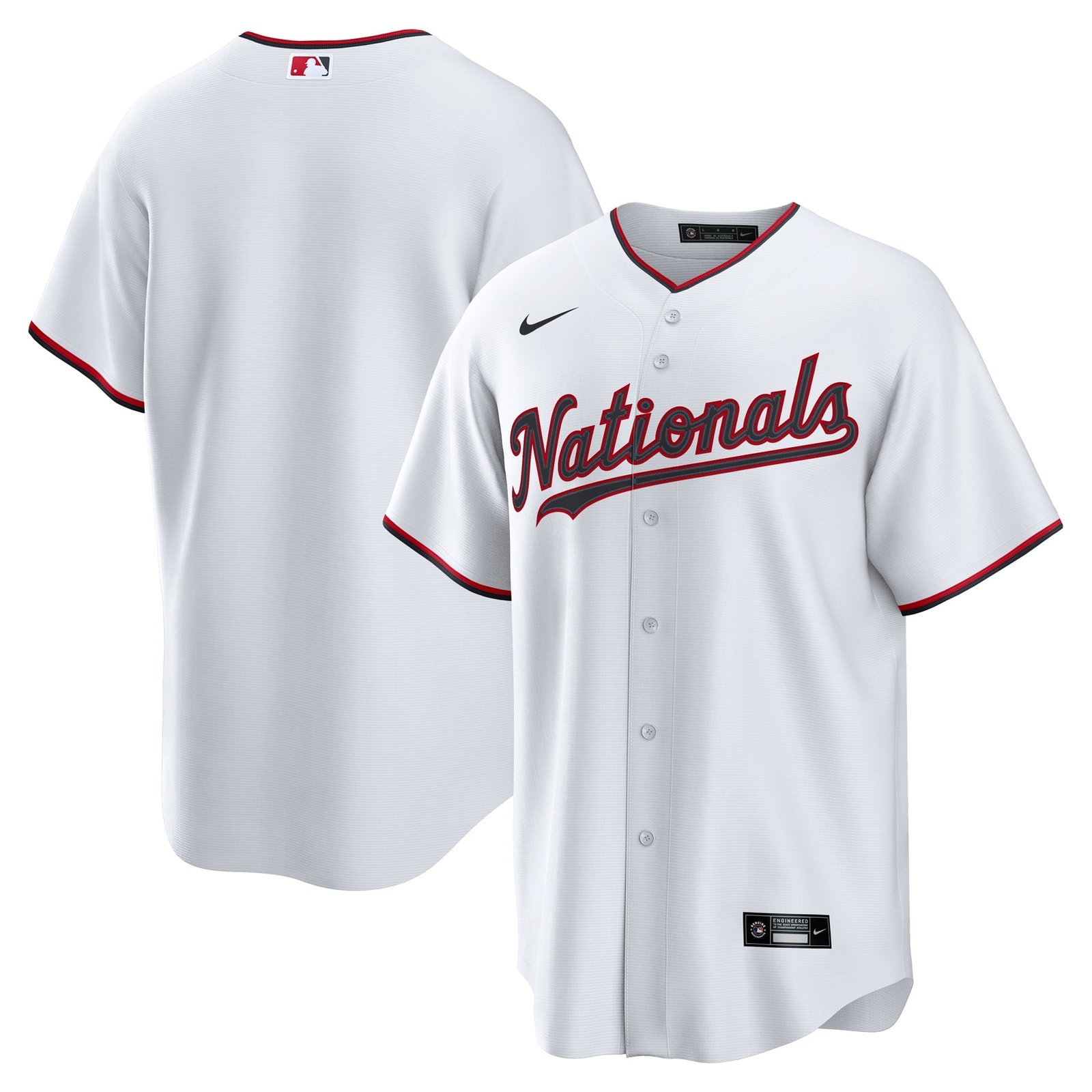 Washington Nationals Nike Alternate Replica Jersey - Navy/White