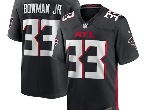 Billy Bowman Jr. Atlanta Falcons Nike Team Game Jersey -  Black
