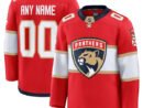 Florida Panthers Home Premium Custom Jersey - Red