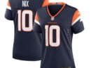 Bo Nix Denver Broncos Nike Women's Alternate Game Jersey -  Navy/White