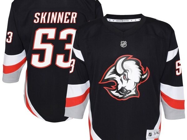 Jeff Skinner Buffalo Sabres Youth Alternate Replica Player Jersey - Black