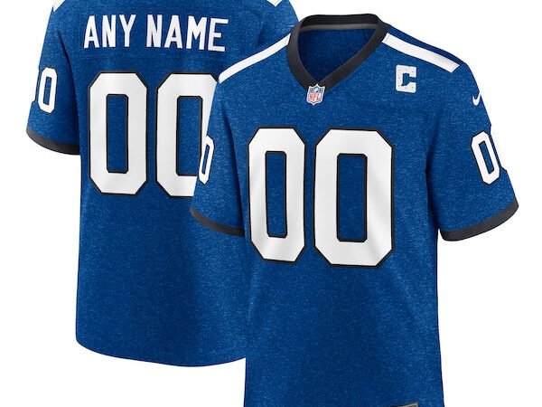 Indiana Nights Indianapolis Colts Nike Alternate Custom Game Jersey - Blue