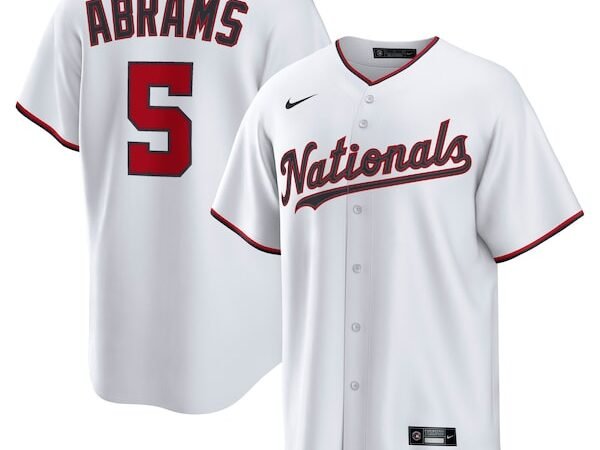 CJ Abrams Washington Nationals Nike Home Replica Jersey - White