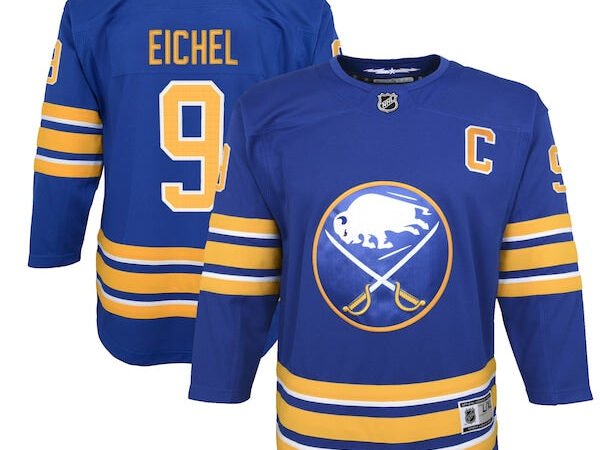 Jack Eichel Buffalo Sabres Youth Home Premier Player Jersey - Royal