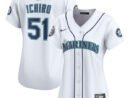 Ichiro Suzuki Seattle Mariners Nike Women's Home Retired Hall of Fame Patch Limited Jersey - White
