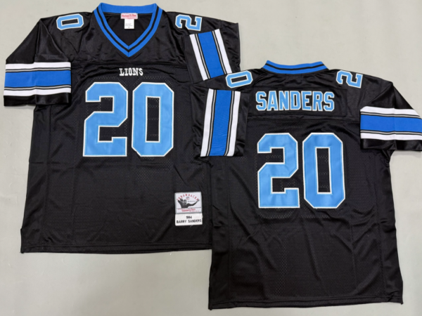 Barry Sanders Detroit Lions Authentic Throwback Retired Player Jersey