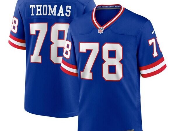 Andrew Thomas New York Giants Nike Classic Player Game Jersey - Royal