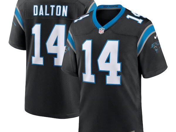 Andy Dalton Carolina Panthers Nike Team Game Jersey - Black