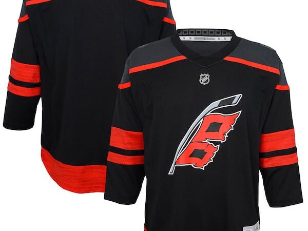 Carolina Hurricanes Youth Home Replica Jersey - Black