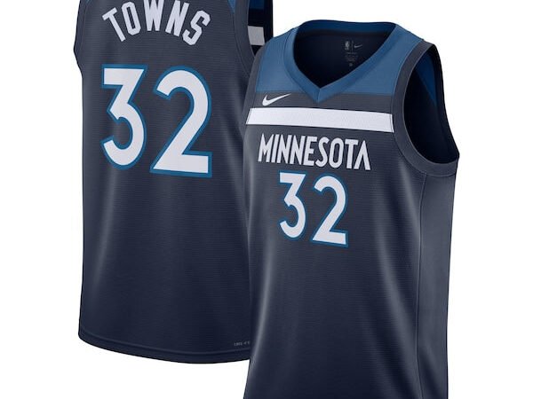 Karl-Anthony Towns Minnesota Timberwolves Nike Unisex Swingman Jersey - Icon Edition - Navy