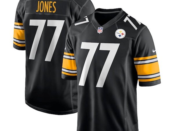 Broderick Jones Pittsburgh Steelers Nike 2023 NFL Draft First Round Pick Game Jersey - Black