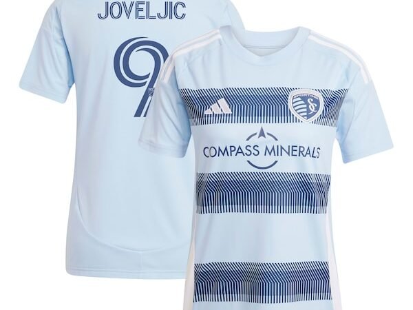 Dejan Joveljic Sporting Kansas City adidas Women's 2025 One KC Replica Player Jersey - Light Blue