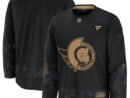 Ottawa Senators  2024 Military Appreciation Practice Jersey - Black