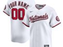 Washington Nationals Nike Home Limited Custom Jersey - White