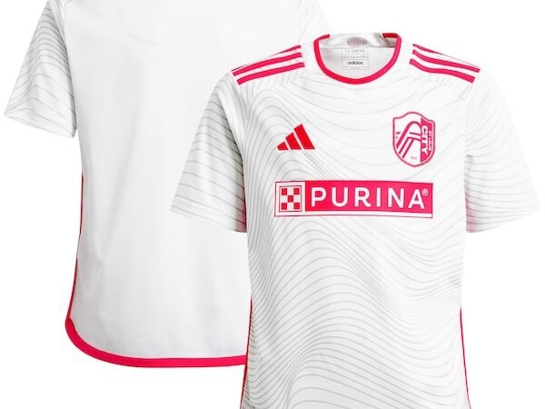 St. Louis City SC adidas Youth 2024 The Confluence Kit Replica Jersey - White