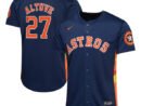 Jose Altuve Houston Astros Nike Youth Alternate Limited Player Jersey - Navy/Orange