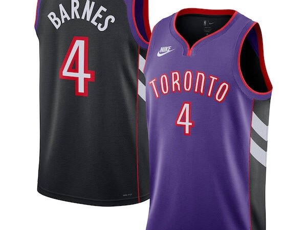 Scottie Barnes Toronto Raptors Nike Unisex 2024/25 Swingman Jersey - Purple - Classic Edition