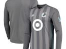 Minnesota United FC adidas 2018/19 Authentic Team Long Sleeve Jersey - Gray