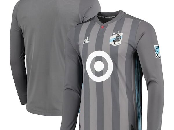 Minnesota United FC adidas 2018/19 Authentic Team Long Sleeve Jersey - Gray