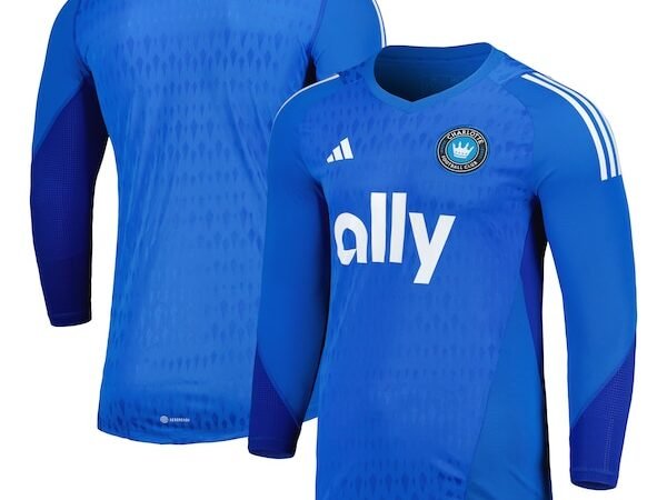 Charlotte FC adidas 2023 Goalkeeper Long Sleeve Replica Jersey - Blue