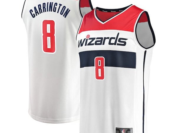 Carlton Carrington Washington Wizards  Youth Fast Break Replica Player Jersey - Association Edition - White