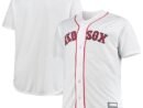 Boston Red Sox Big & Tall Home Replica Team Jersey - White