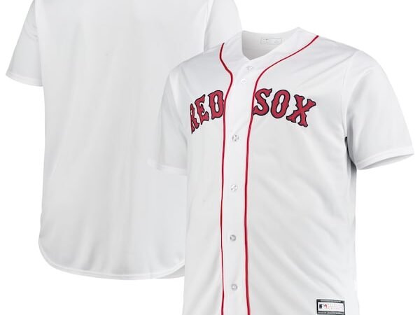 Boston Red Sox Big & Tall Home Replica Team Jersey - White