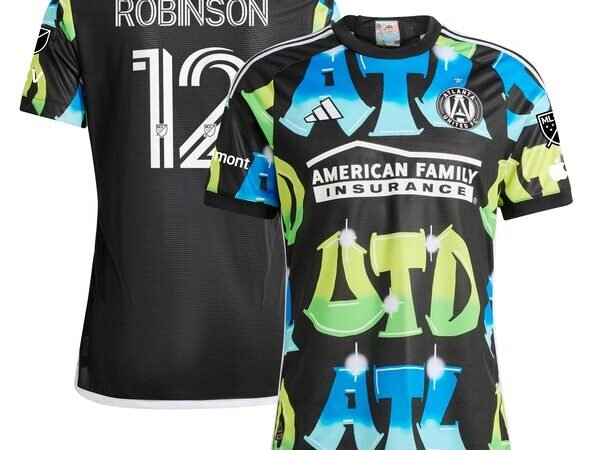 Miles Robinson Atlanta United FC adidas 2024 The 404 Authentic Player Jersey - Black