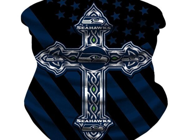 SEATTLE SEAHAWKS & CLEVELAND BROWNS FACE MASK BANDANAS