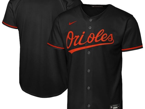 Baltimore Orioles Nike Youth Alternate Replica Jersey - Black