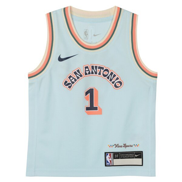 Victor Wembanyama San Antonio Spurs Nike Toddler 2024/25 Swingman Player Jersey - City Edition - Light Blue