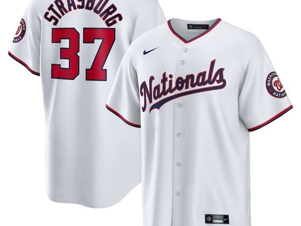 Stephen Strasburg Washington Nationals Nike Home Replica Jersey - White